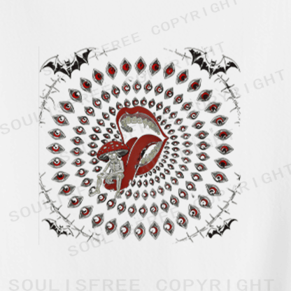 Soulisfree Vortex of Desire Artistic Crop Tee