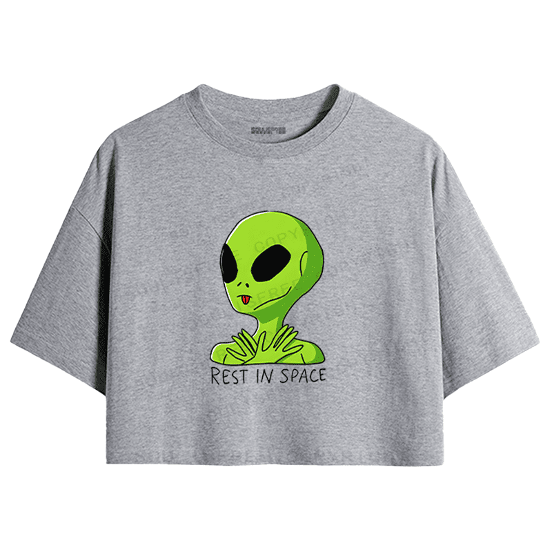 Soulisfree Out Of This World Restful Soul Crop Tee
