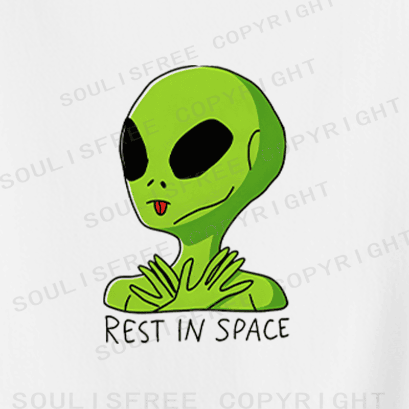 Soulisfree Out Of This World Restful Soul Crop Tee