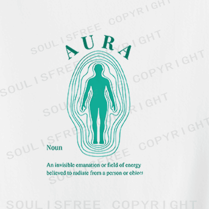 Soulisfree Radiant Silhouette Energy Field Crop Tee