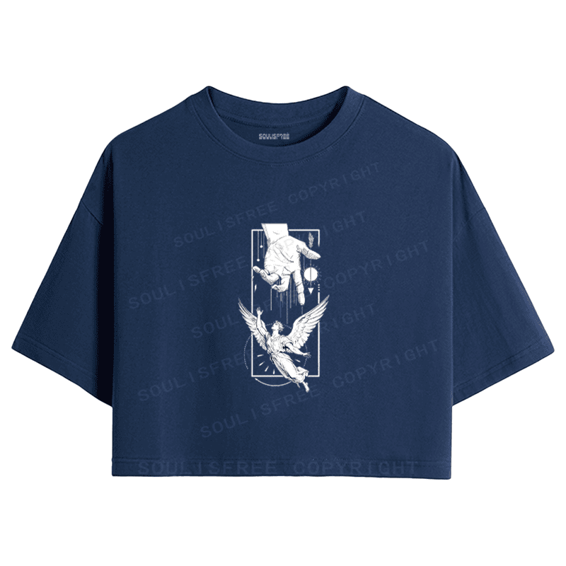 Soulisfree Celestial Reach Fated Ascent Crop Tee