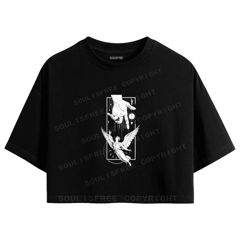 Designed Where Is My Brain Crop Top | Soulisfree