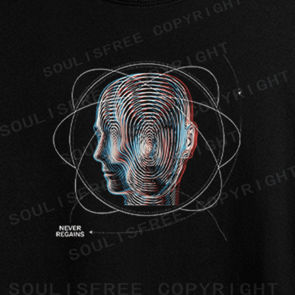 Soulisfree Identity Dissolution Flux Memory Irreversibility Aesthetic Illusion Crop Tee