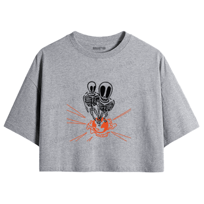 Soulisfree Cosmic Finale Flux Planetary Embrace Crop Tee