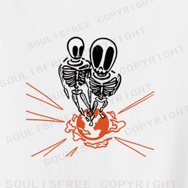 Soulisfree Cosmic Finale Flux Planetary Embrace Crop Tee