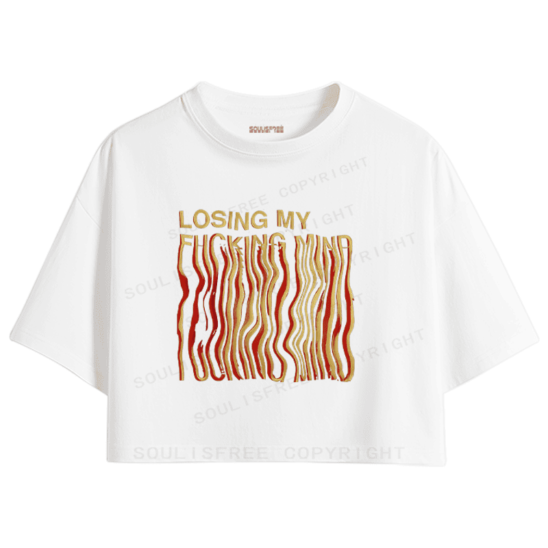 Soulisfree Emotional Flux Waveform Cognitive Distortion Crop Tee