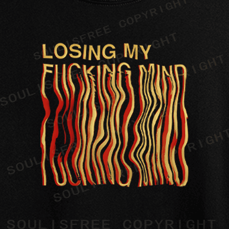 Soulisfree Emotional Flux Waveform Cognitive Distortion Crop Tee