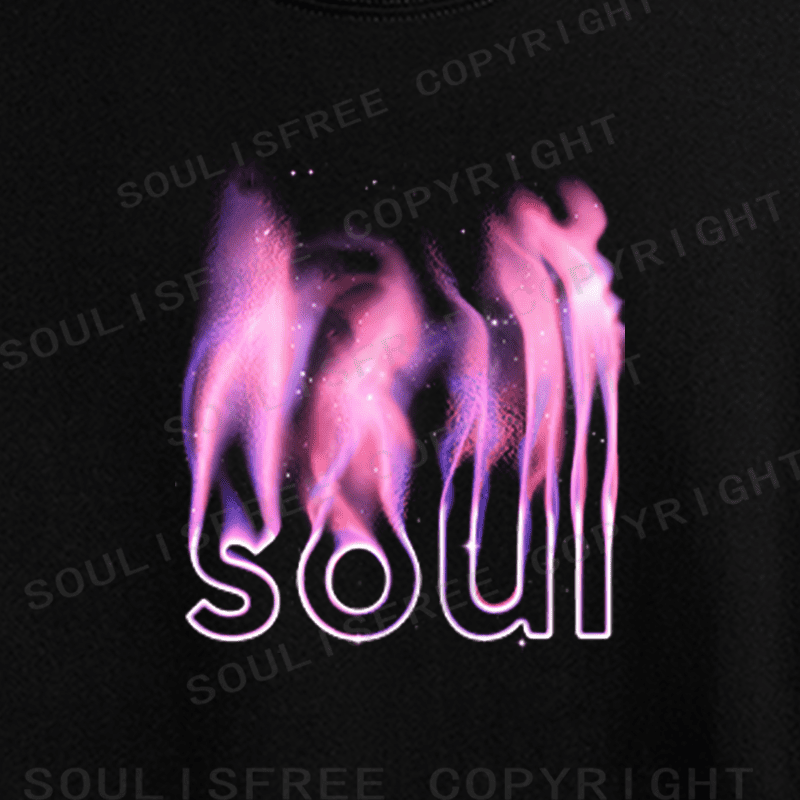 Soulisfree Cosmic Fire Spirit Ethereal Streetwear Crop Tee