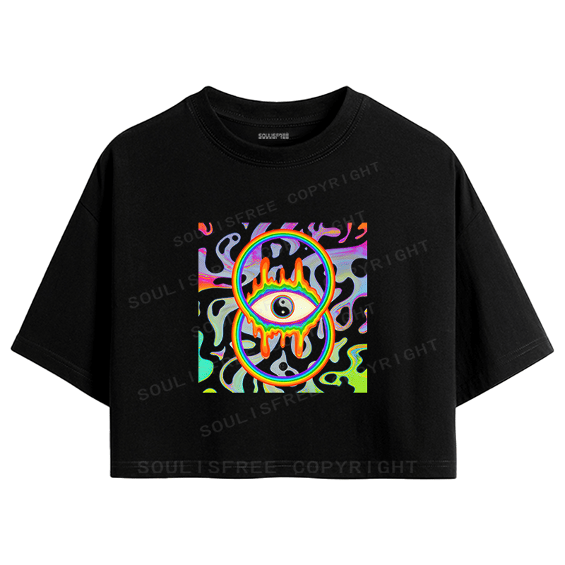 Designed Where Is My Brain Crop Top | Soulisfree