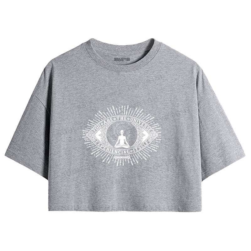Soulisfree Alan Watts Universe Vintage Crop Tee