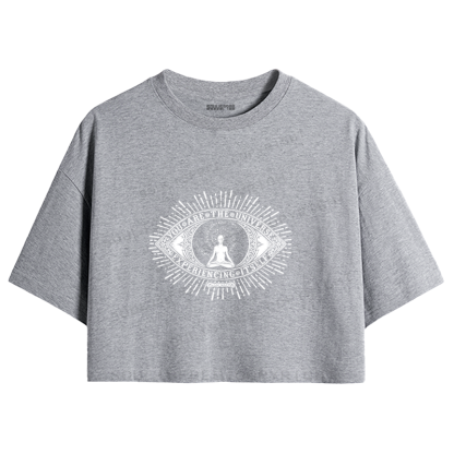 Soulisfree Alan Watts Universe Vintage Crop Tee
