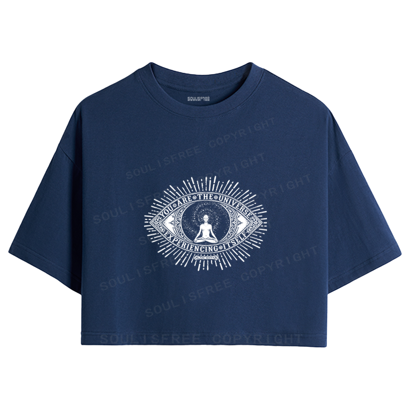 Soulisfree Alan Watts Universe Vintage Crop Tee