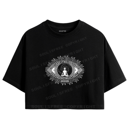Soulisfree Alan Watts Universe Vintage Crop Tee