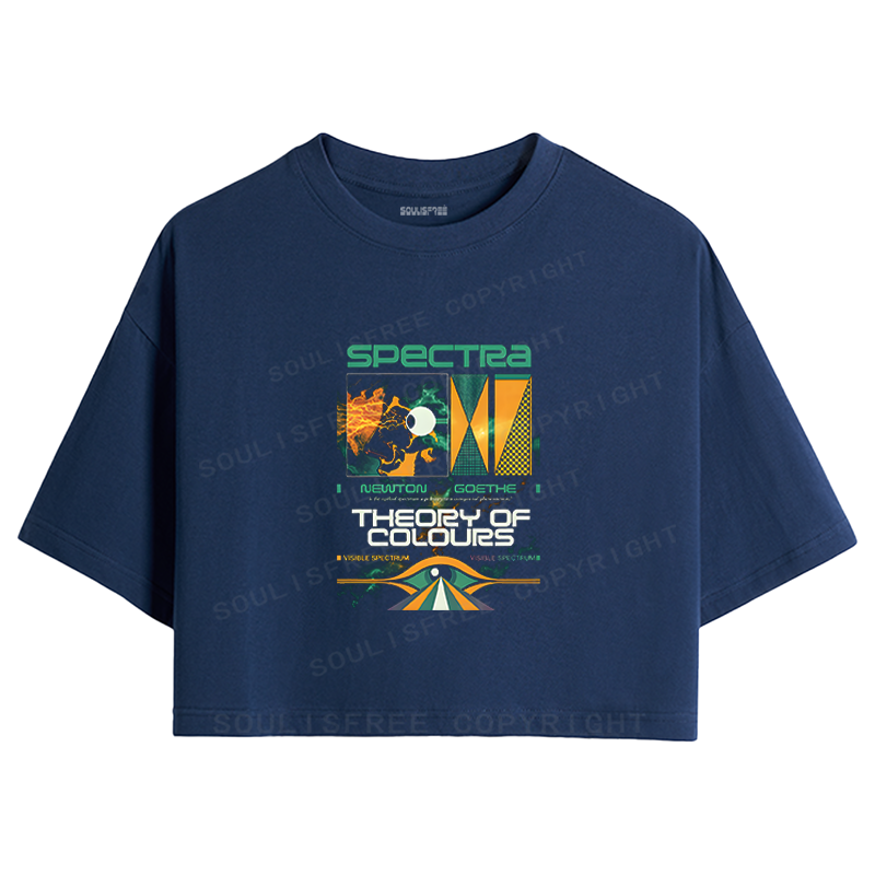 Soulisfree Spectra Theory Vintage Science Crop Tee