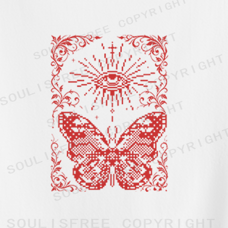 Soulisfree Digital Providence Statement Crop Tee