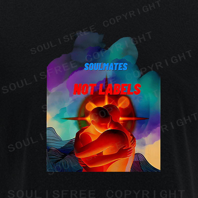 Soulisfree Raglan Love Without Definition Artistic Crop Tee