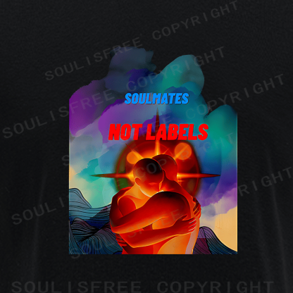 Soulisfree Raglan Love Without Definition Artistic Crop Tee