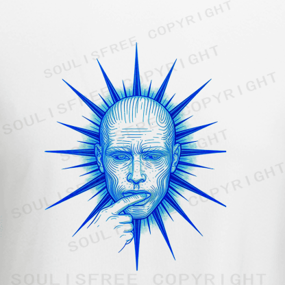 Soulisfree Raglan Quiet Face Of Fire Artistic Crop Tee