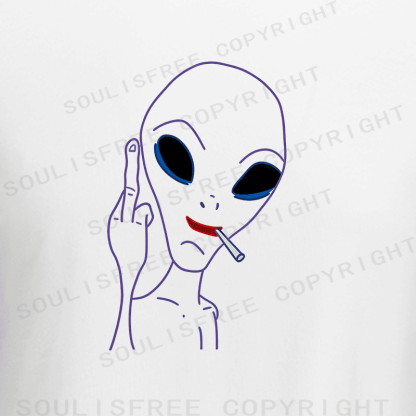 Soulisfree Raglan Not From Your Rules Artistic Crop Tee