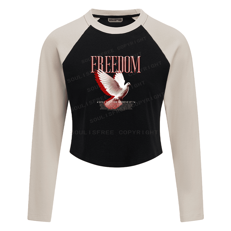 Soulisfree Ascendant Wings Liberty Query Raglan Crop Tee