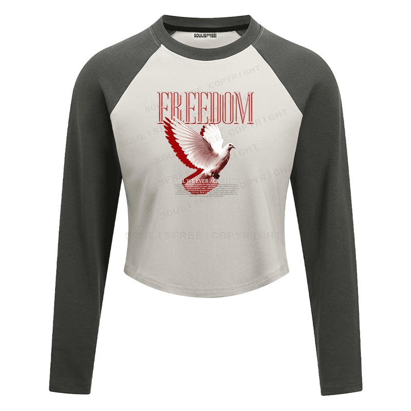 Soulisfree Ascendant Wings Liberty Query Raglan Crop Tee