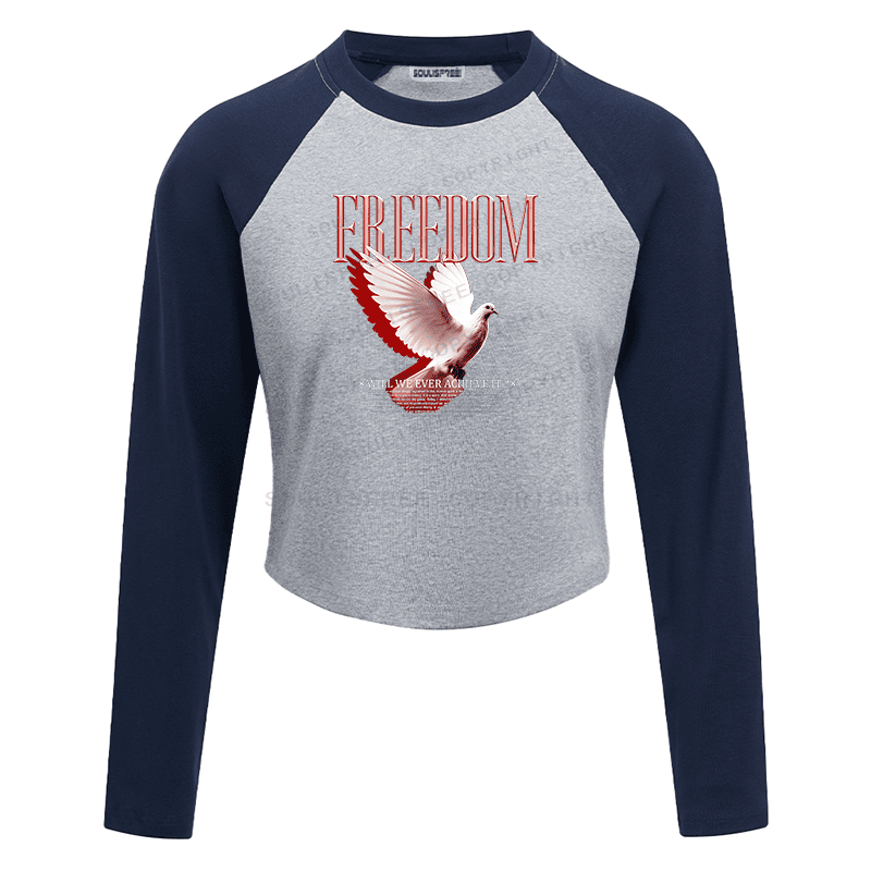 Soulisfree Ascendant Wings Liberty Query Raglan Crop Tee