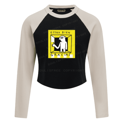 Soulisfree Ethereal Frame Quantum Suspension Raglan Crop Tee