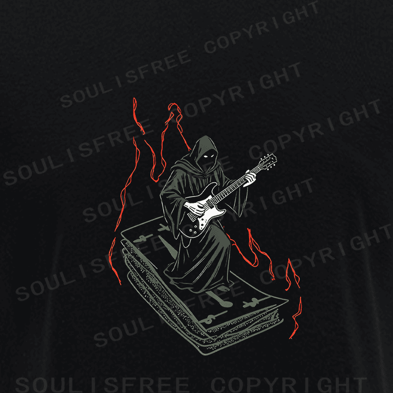 Soulisfree Requiem Riff Flux Coffin Stage Raglan Crop Tee
