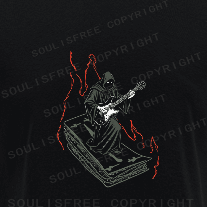 Soulisfree Requiem Riff Flux Coffin Stage Raglan Crop Tee