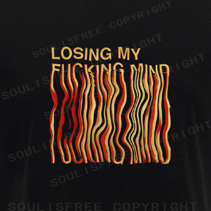 Soulisfree Emotional Flux Waveform Cognitive Distortion Raglan Crop Tee