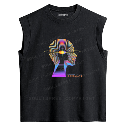 Soulisfree The Gateway Within Washed Tank Tops