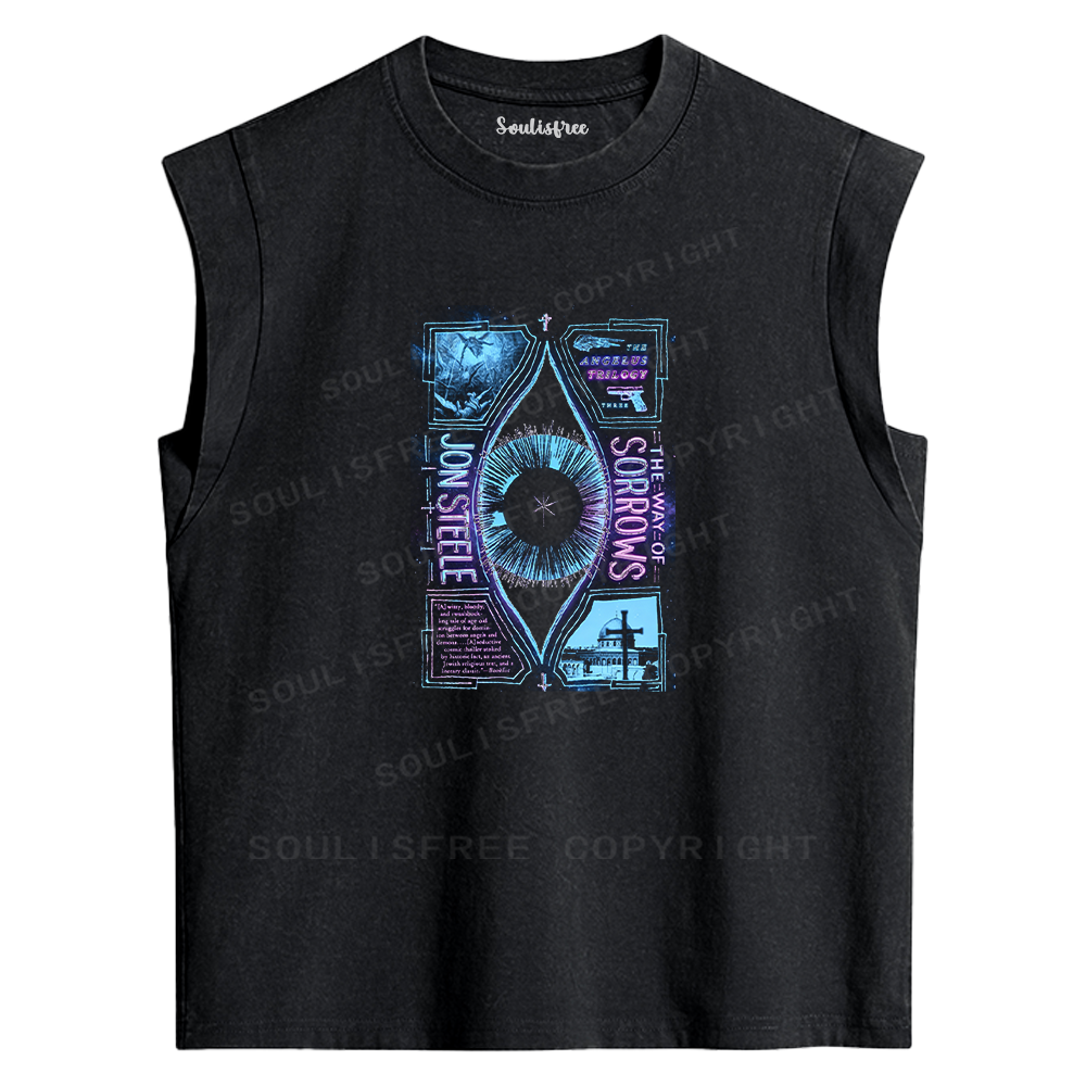 Soulisfree Jon Steele The Way of Sorrows Washed Tank Tops