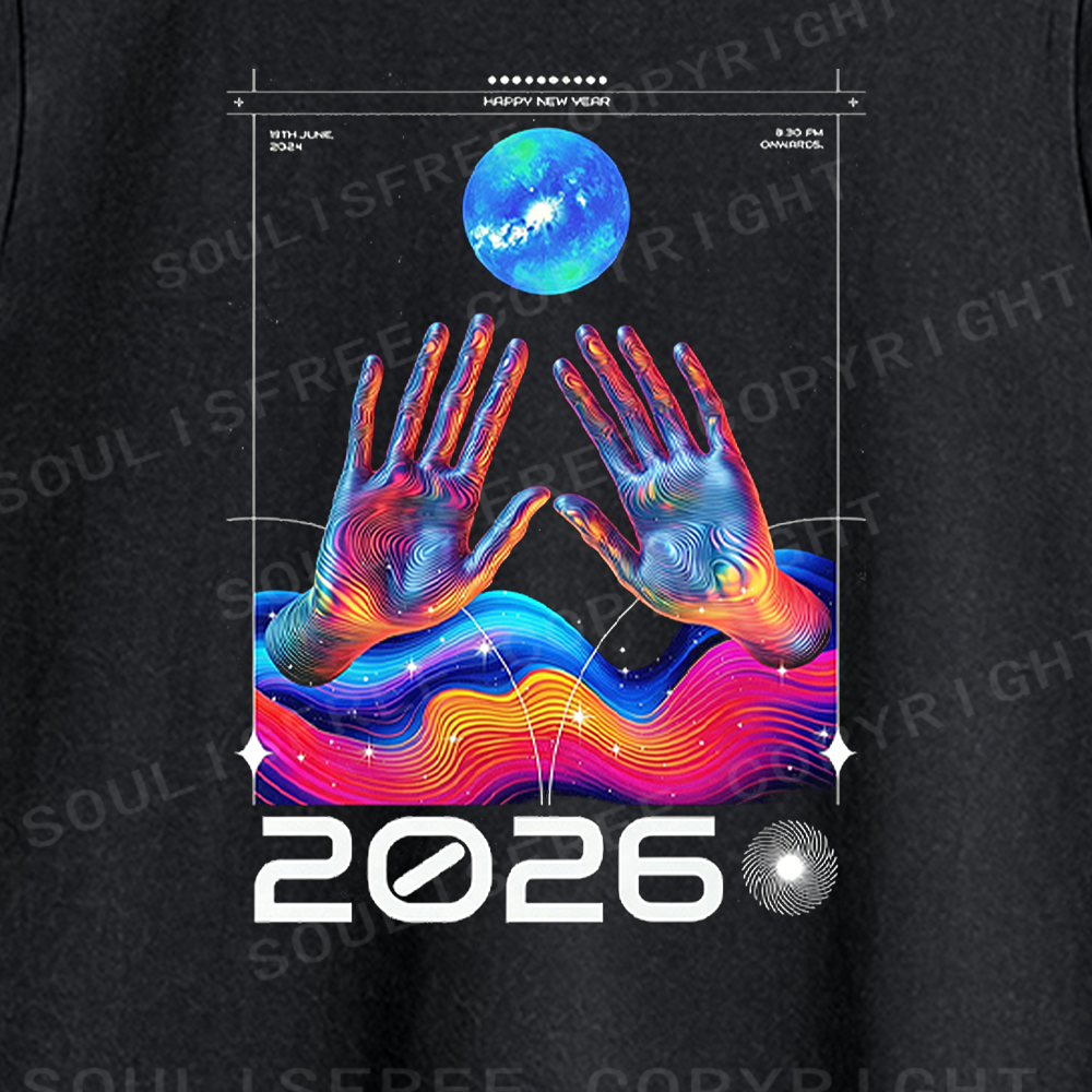 Soulisfree 2026 Future Hands Graphic Washed Tank Tops