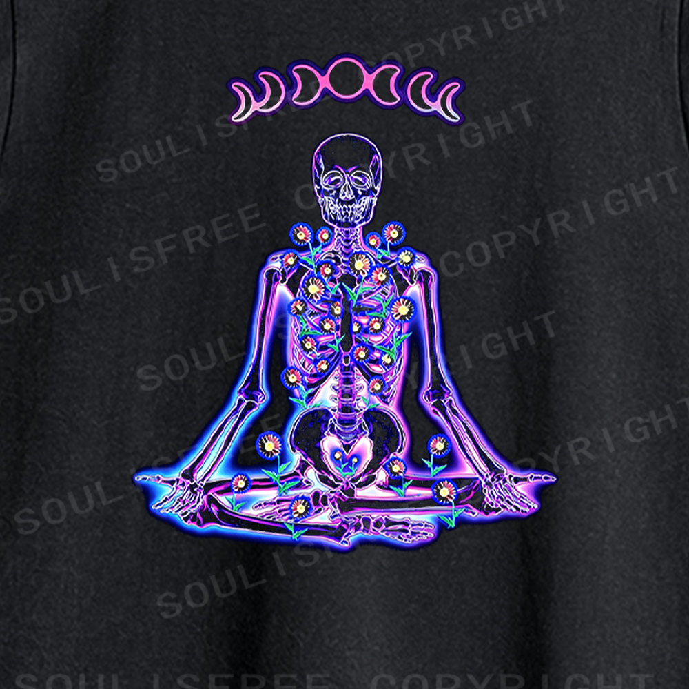 Soulisfree Death And Life Cycle Washed Tank Tops