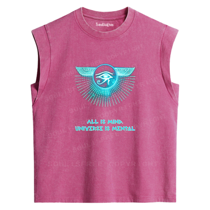 Soulisfree Eye of Horus Mind Washed Tank Tops