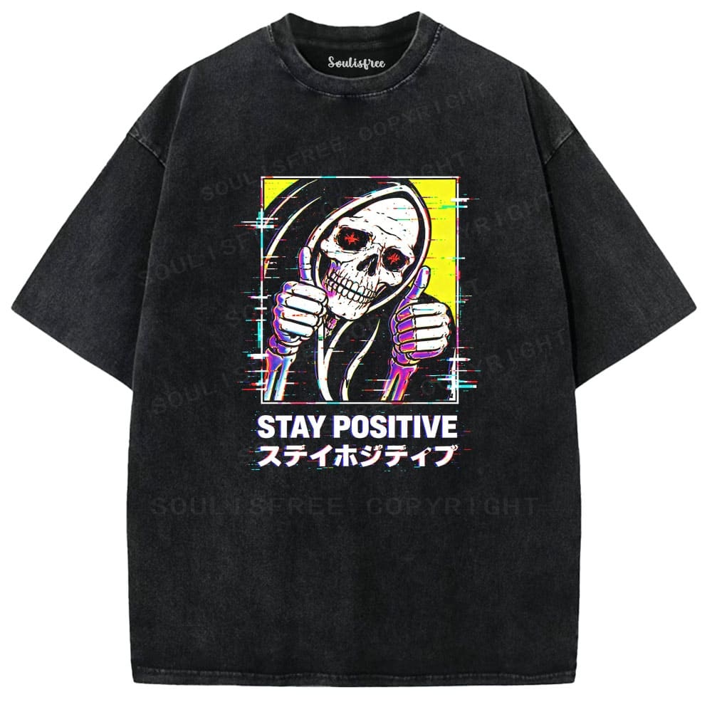 Designed Soulisfree Wander into Dream Spores Artistic Washed Tee | Soulisfree