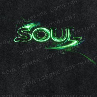 Soulisfree Neon Soul Energy Washed Tee