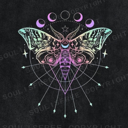 Soulisfree Mystic Moth Cosmic Washed Tee