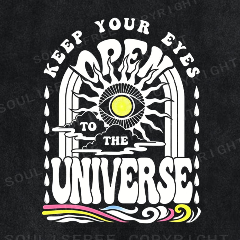 Soulisfree Open Eyes Universe Washed Tee