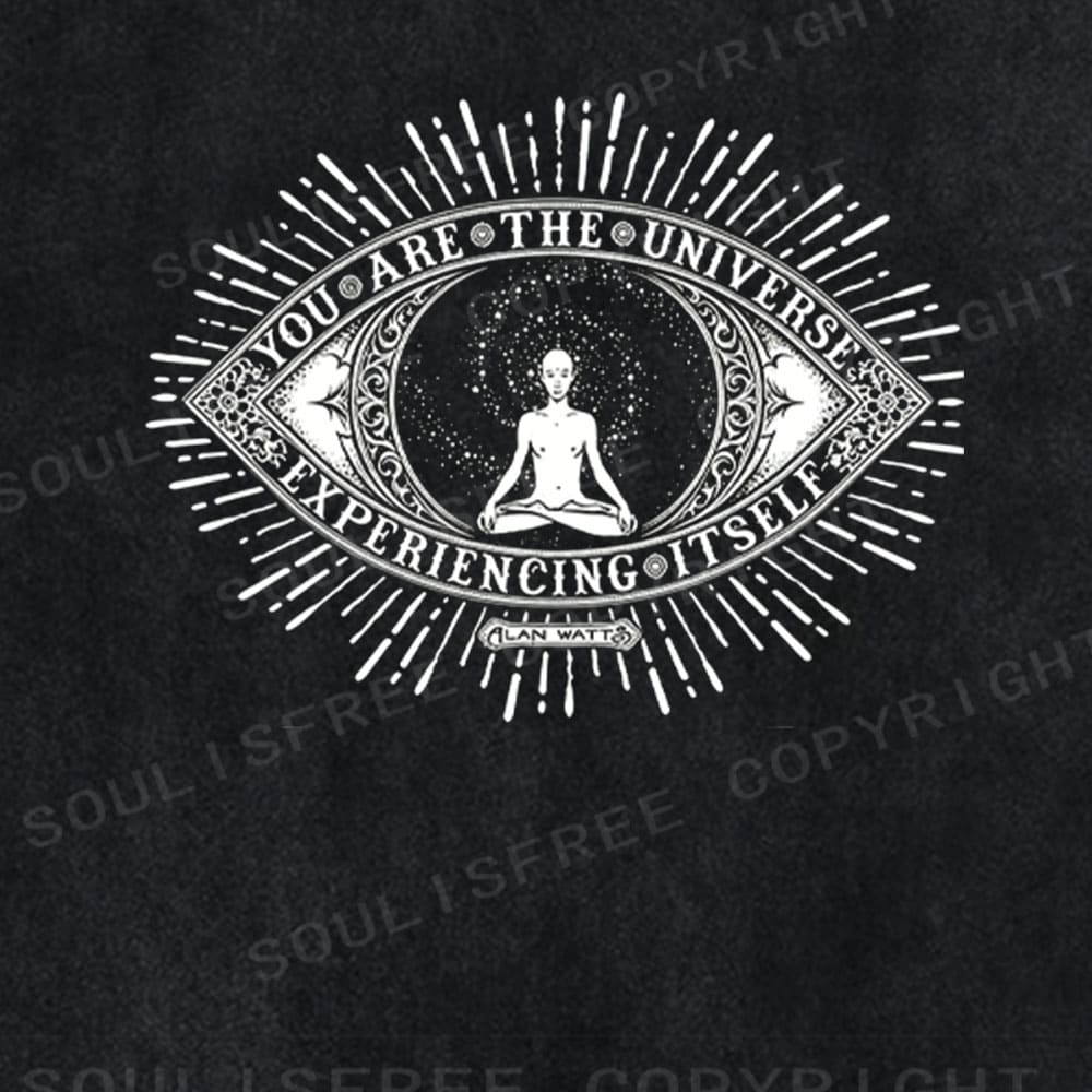 Soulisfree Alan Watts Universe Vintage Washed Tee