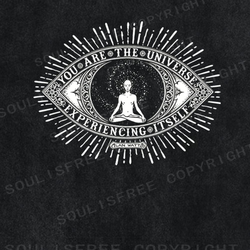 Soulisfree Alan Watts Universe Vintage Washed Tee