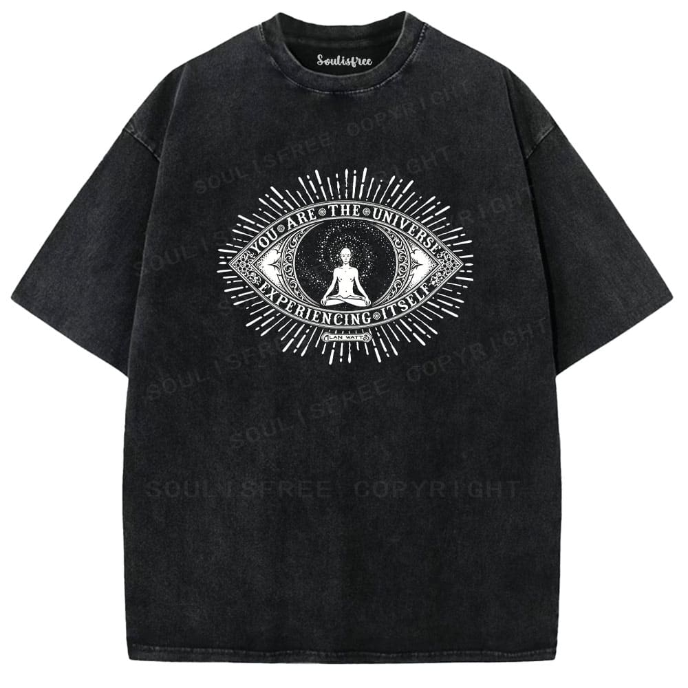 Soulisfree Alan Watts Universe Vintage Washed Tee