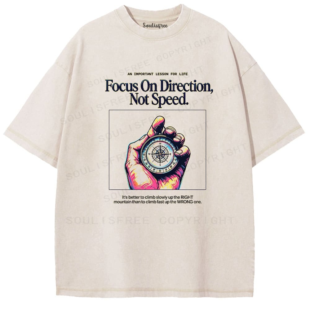 Designed Soulisfree Wander into Dream Spores Artistic Washed Tee | Soulisfree