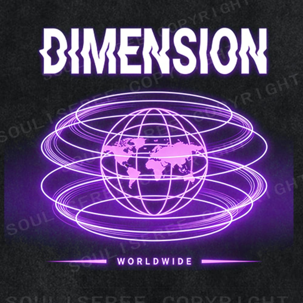 Soulisfree Multi-Dimensional Earth Statement Washed Tee