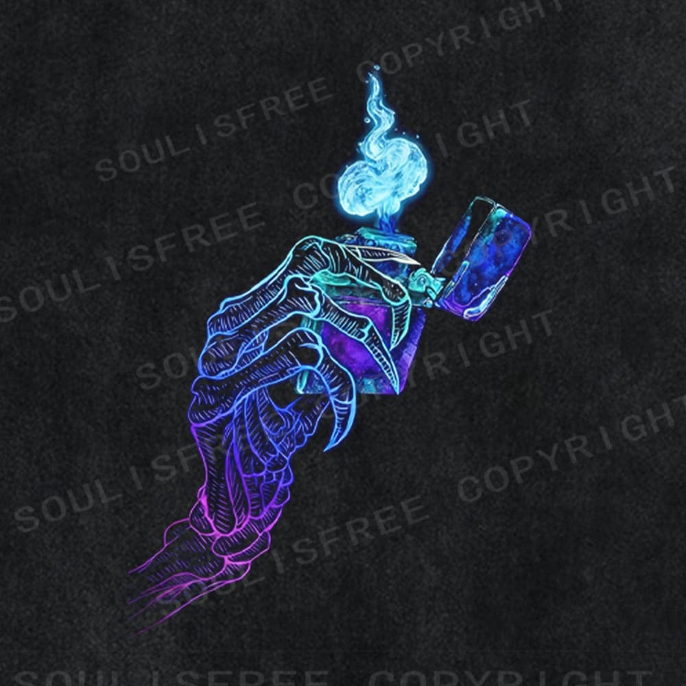 Soulisfree Phantom Fire Philosophy Washed Tee