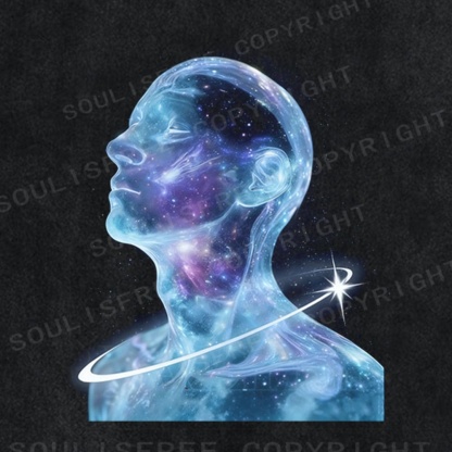 Soulisfree Cosmic Mind Nebula Washed Tee