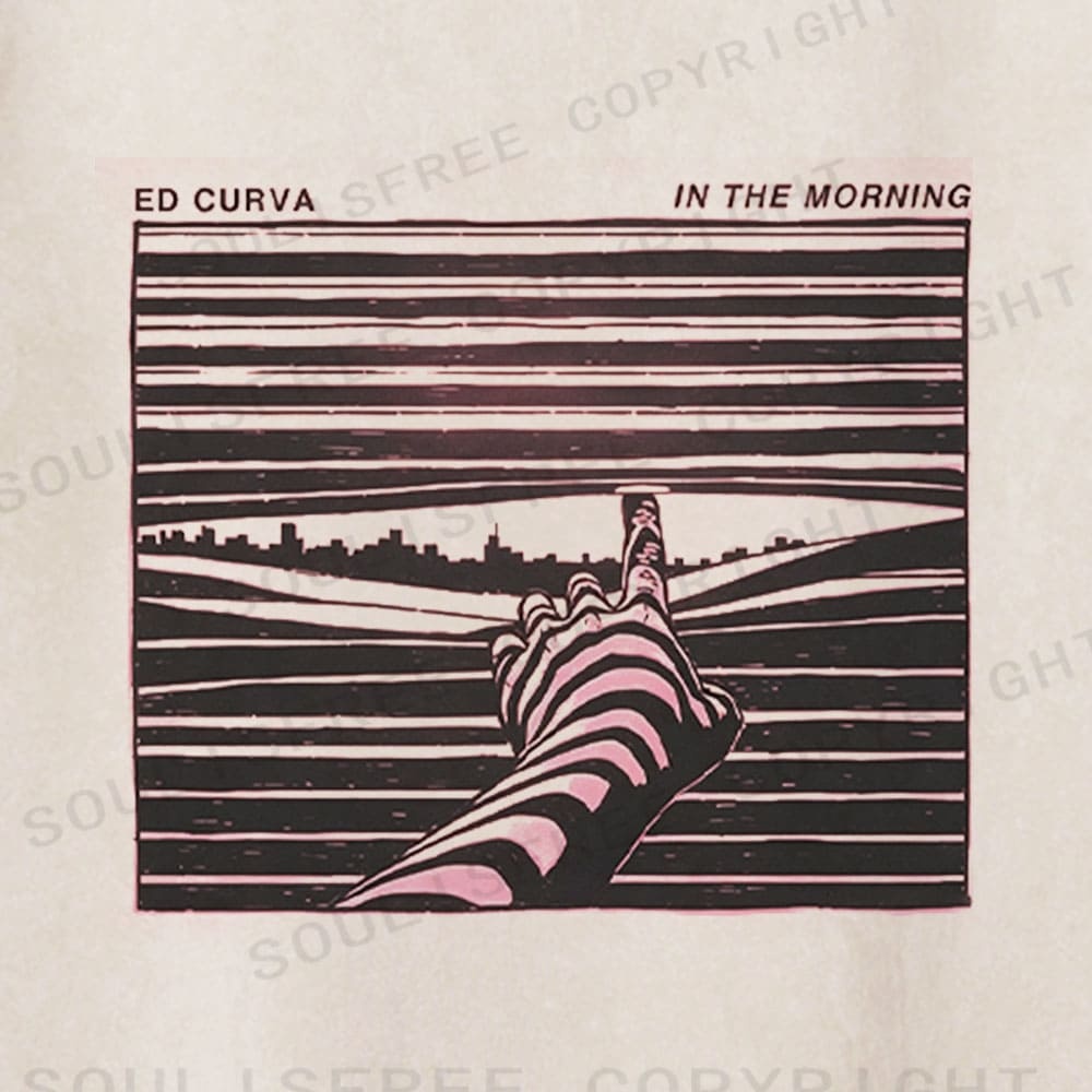 Soulisfree Morning Horizon Graphic  Washed Tee