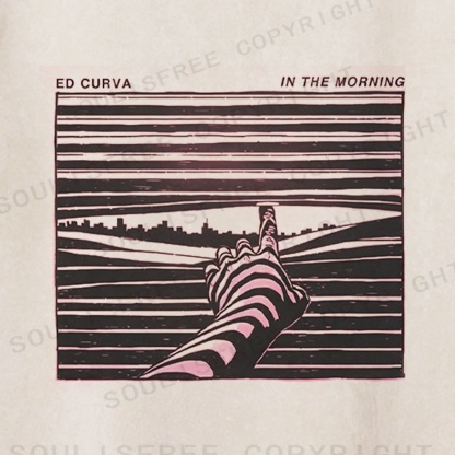 Soulisfree Morning Horizon Graphic  Washed Tee