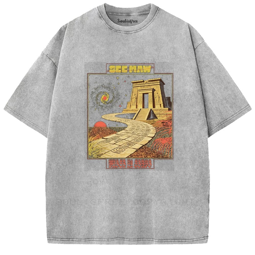 Designed Soulisfree  Washed Tee（水洗T模板） | Soulisfree