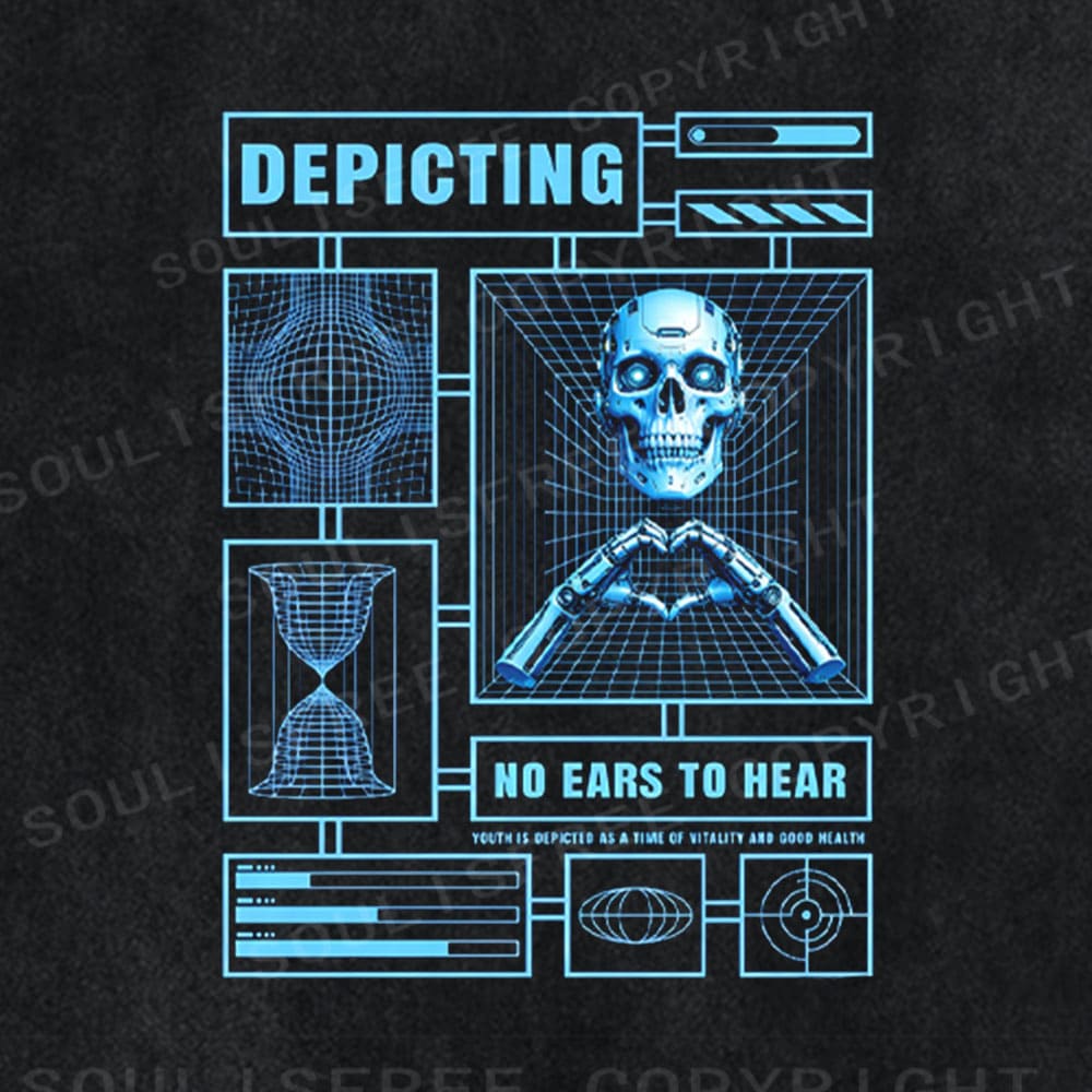 Soulisfree Future Interface Philosophy Washed Tee